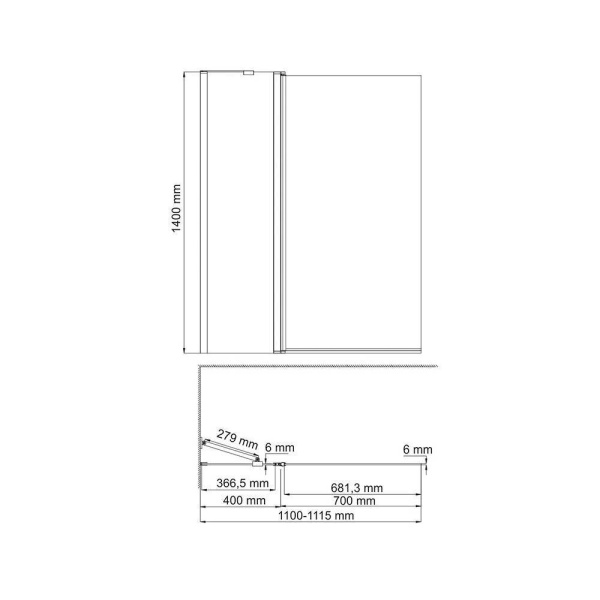 48P02-110L Matt glass Fixed 1