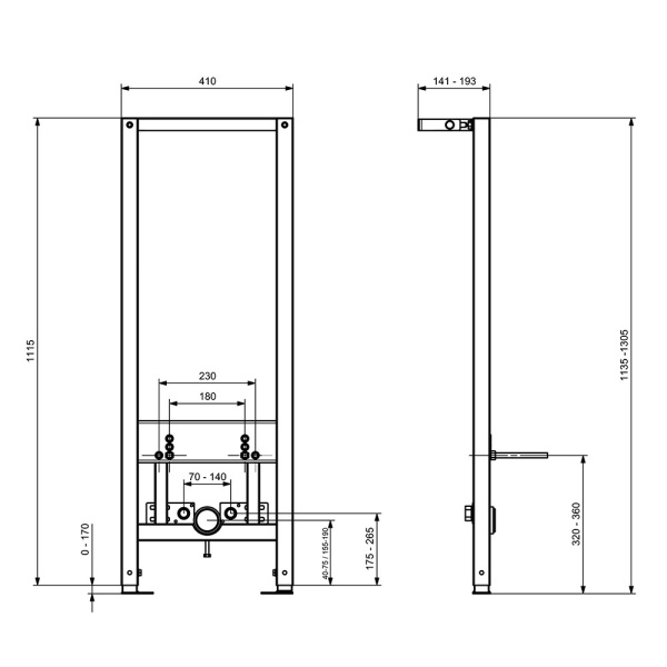 TD_K97-407_AQUA FRAME FOR BIDET_AQUA