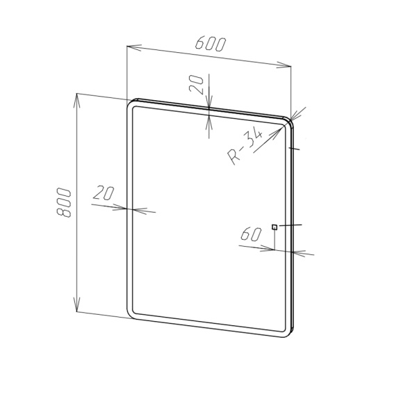 Эмоушн LED шкаф 600х800 (Чертеж)_page-0001